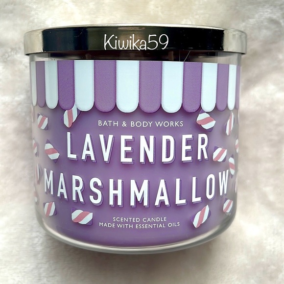 Bath & Body Works Other - Bath & Body Works Lavender Marshmallow Candle